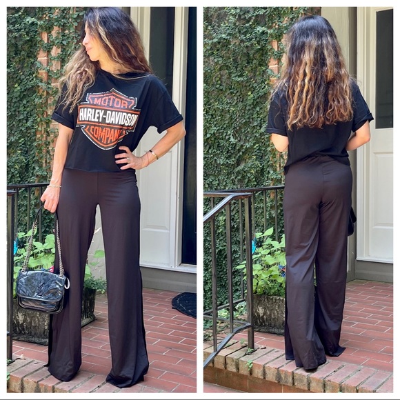 #09 Paris Harley Davidson cropped graphic Tee - Picture 3 of 4